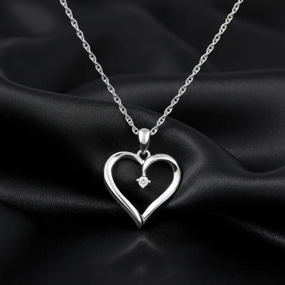 Open Heart Necklace